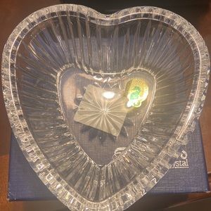 Waterford Crystal heart shaped bowl